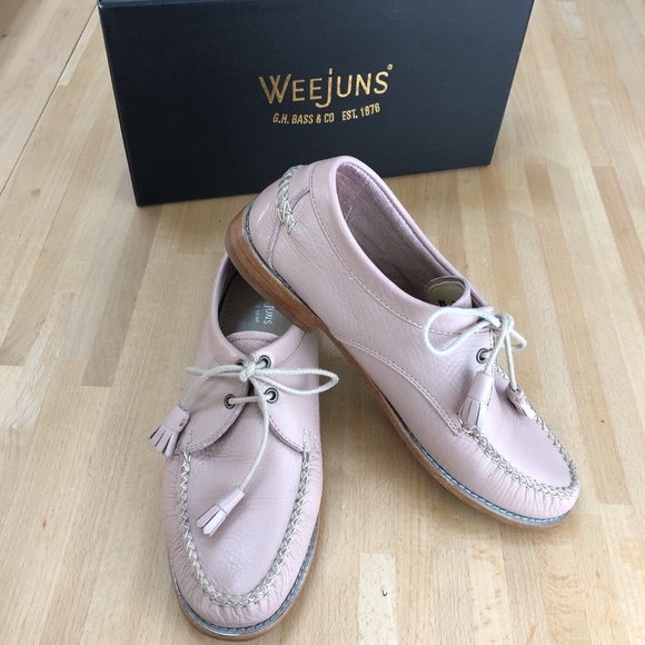 Bass Shoes - 🎃 “Winnie” Blush Pink Weejuns Bluchers